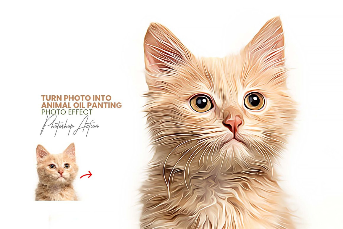 Turn photo into Animal Oil Panting