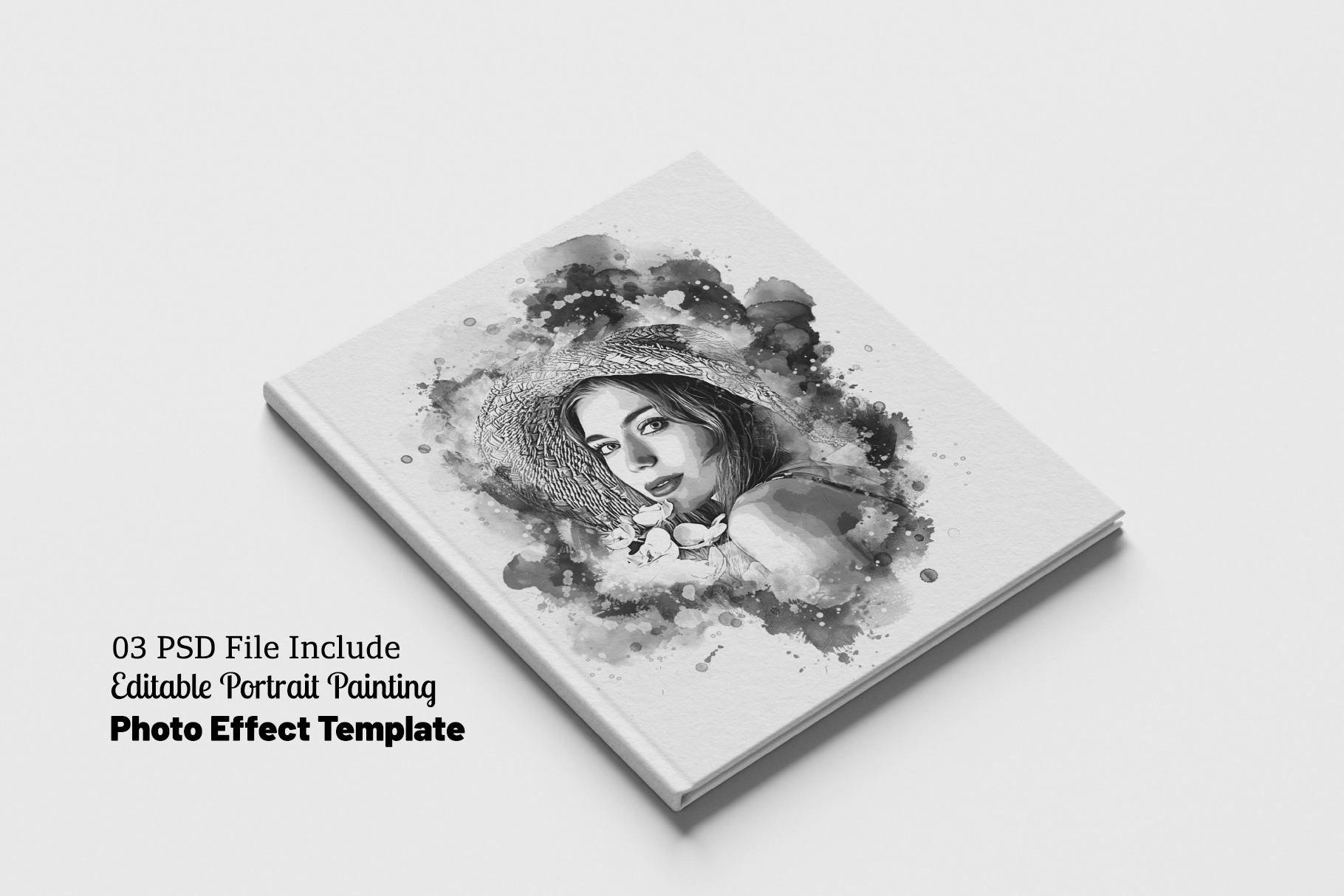 Photoshop Editable Portrait Painting Effect